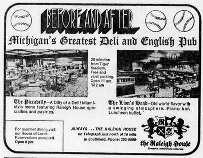 The Raleigh House - APRIL 1973 AD